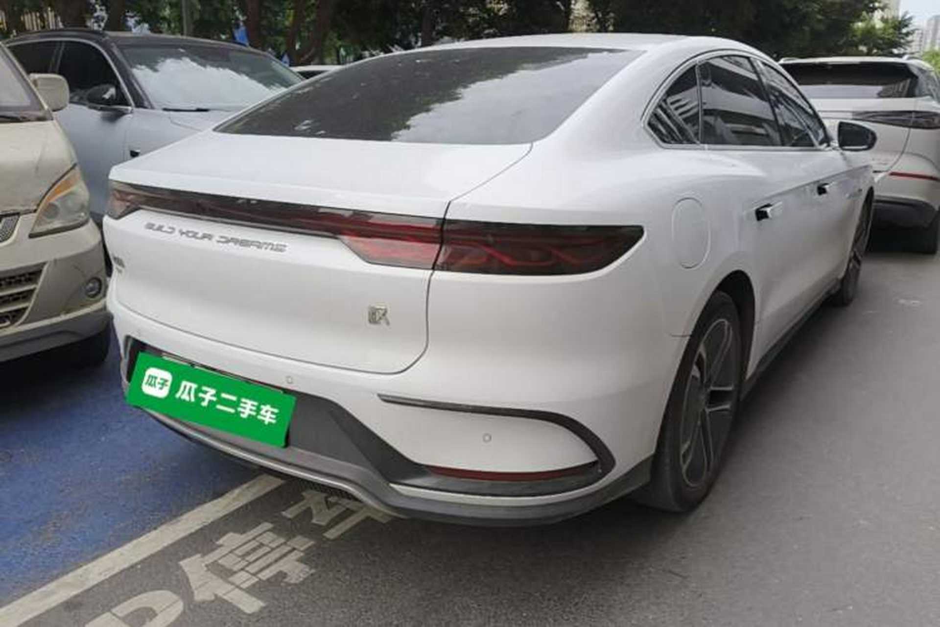 Used BYD Han 2023 EV Champion Edition 605KM Front-Drive Premium Model Rear Right 45 Deg