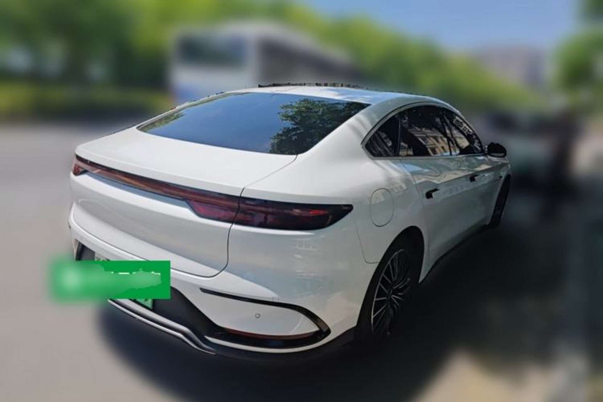 Used BYD Han 2023 EV Champion Edition 506KM Front-Wheel-Drive Premium Model Rear Right 45 Deg