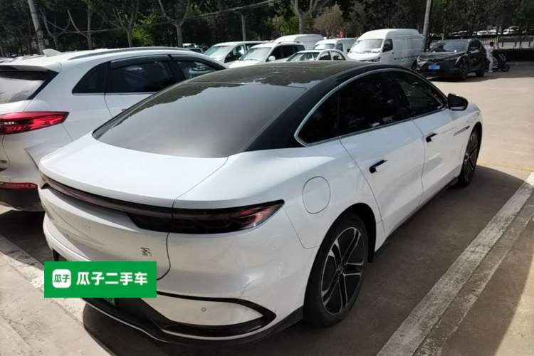 Used BYD Han 2023 EV Champion Edition 605KM Front-Drive Premium Model Rear Right 45 Deg
