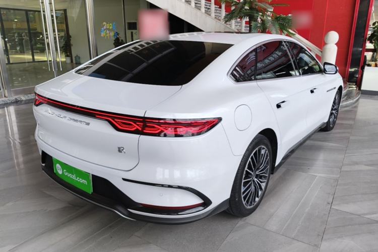 Used BYD Han 2023 EV Champion Edition 506KM Front-Wheel-Drive Premium Model Rear Right 45 Deg