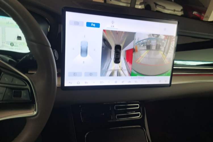 Used BYD Han 2024 EV Glory Edition 605KM Front-Wheel-Drive Premium Model Audio And AC Panel