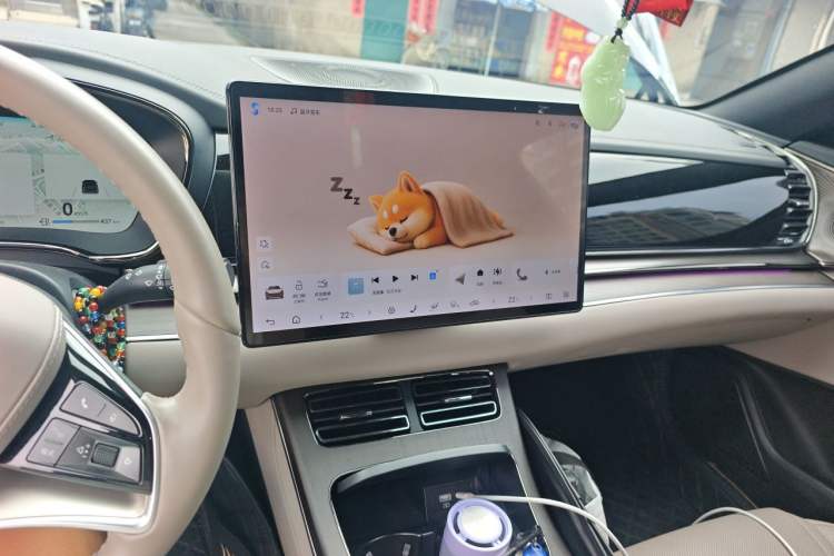 Used BYD Han 2024 DM-i Glory Edition 121KM Premium Model Audio And AC Panel