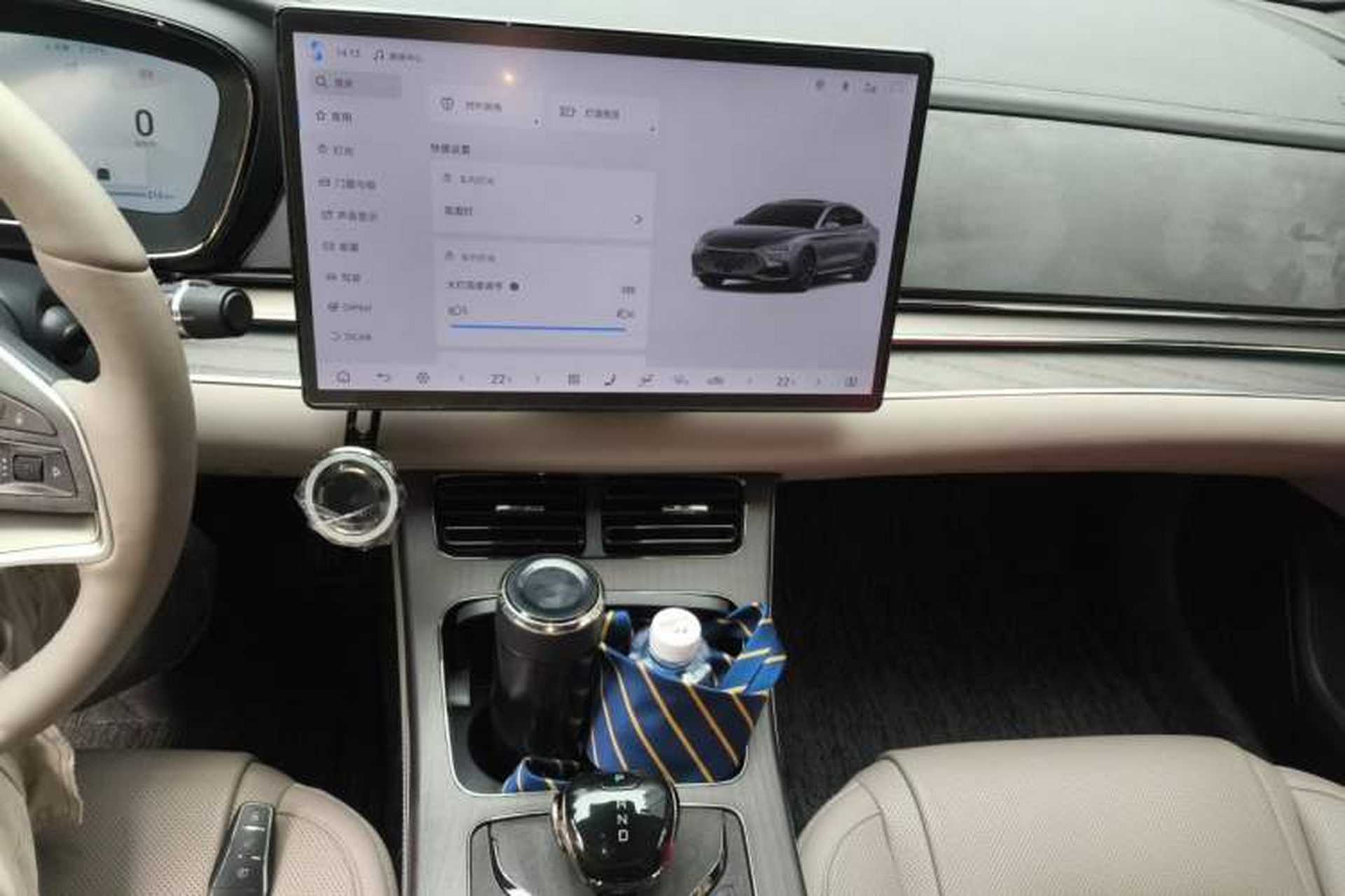 Used BYD Han 2024 DM-i Glory Edition 121KM Premium Model Audio And AC Panel