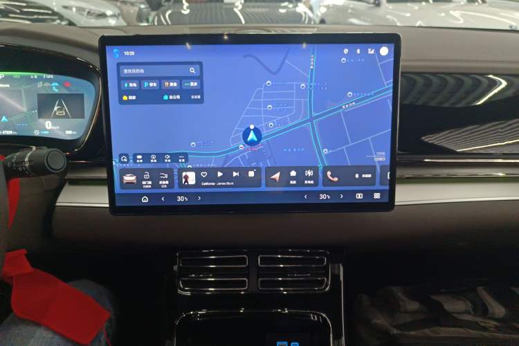 Used BYD Han 2024 DM-i Glory Edition 121KM Prestige Model Audio And AC Panel