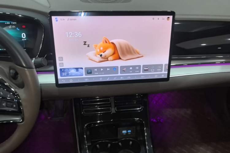 Used BYD Han 2024 EV Glory Edition 506KM Front-Wheel-Drive Premium Model Audio And AC Panel
