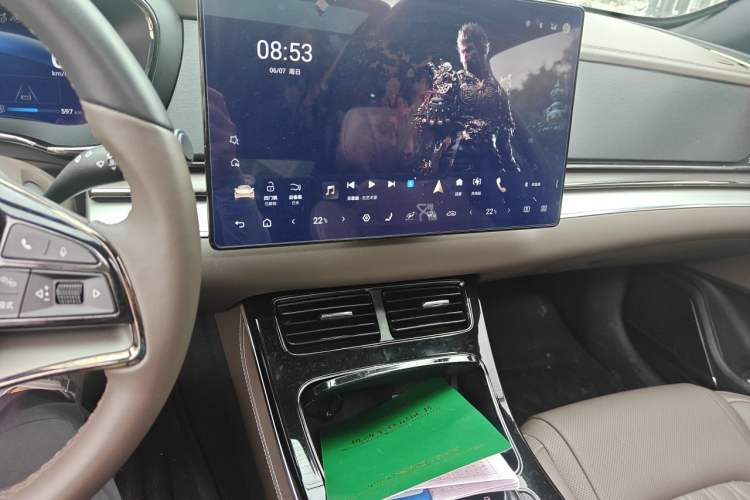 Used BYD Han 2024 DM-i Glory Edition 121KM Prestige Model Audio And AC Panel