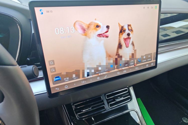 Used BYD Han 2024 DM-i Glory Edition 121KM Prestige Model Audio And AC Panel