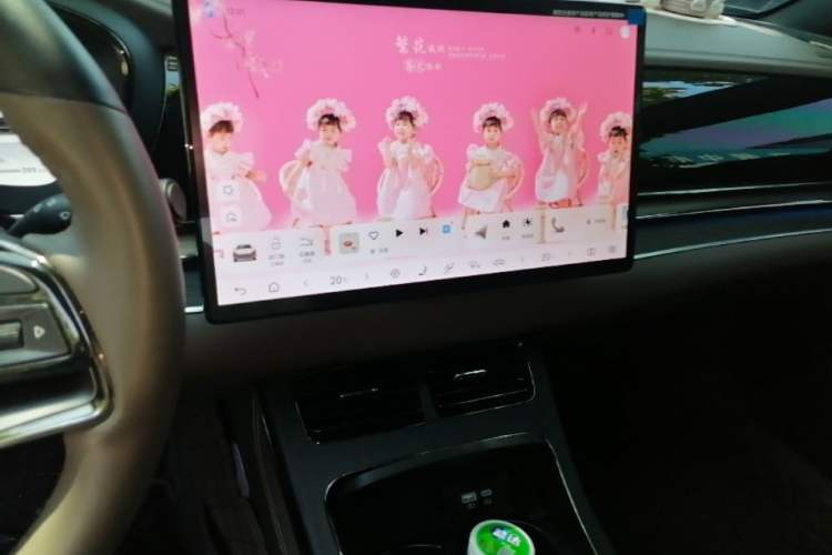 Used BYD Han 2024 DM-i Glory Edition 121KM Premium Model Audio And AC Panel