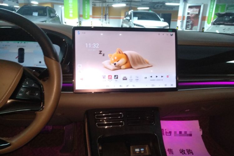Used BYD Han 2024 DM-i Glory Edition 121KM Premium Model Audio And AC Panel