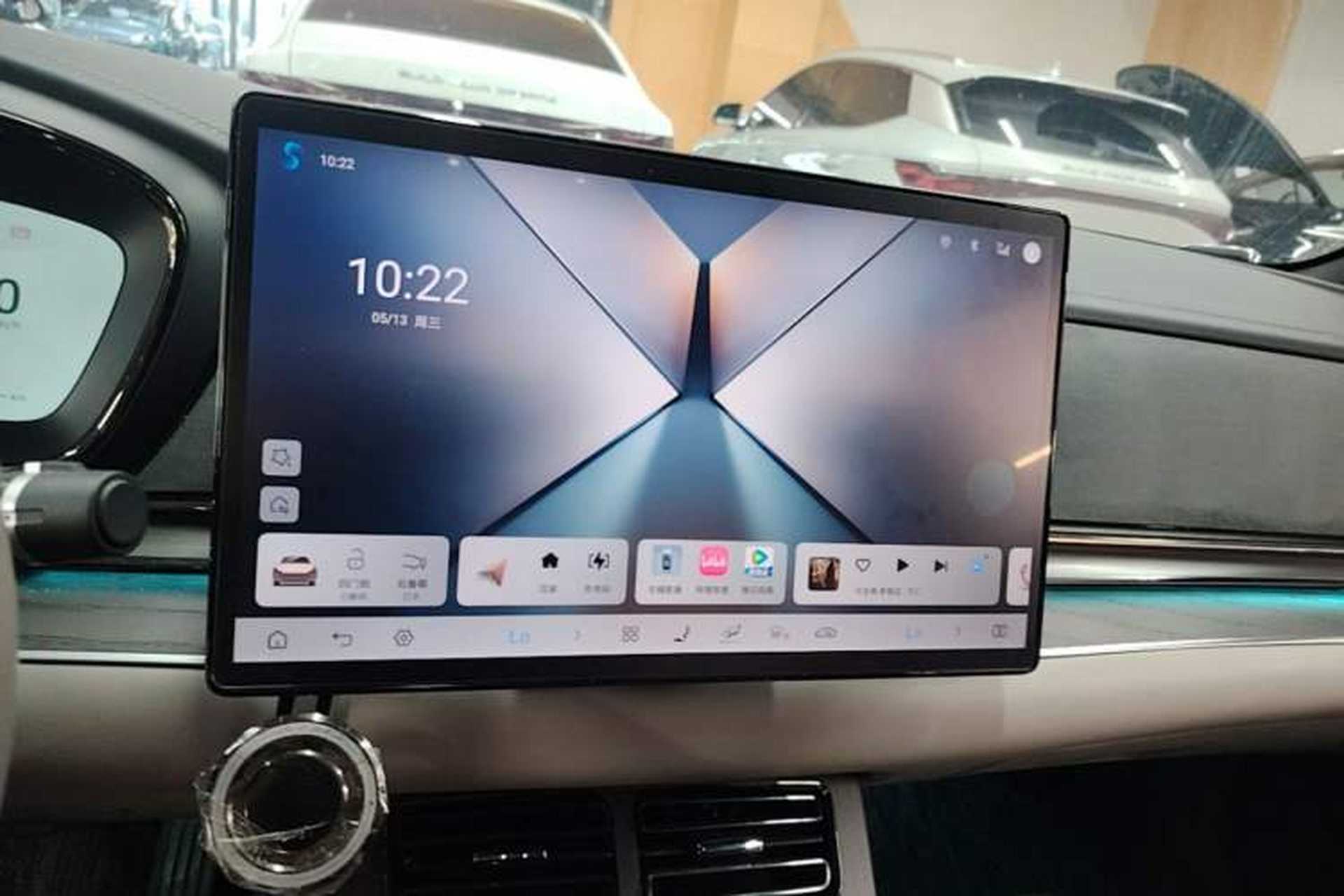 Used BYD Han 2024 DM-i Glory Edition 121KM Premium Model Audio And AC Panel