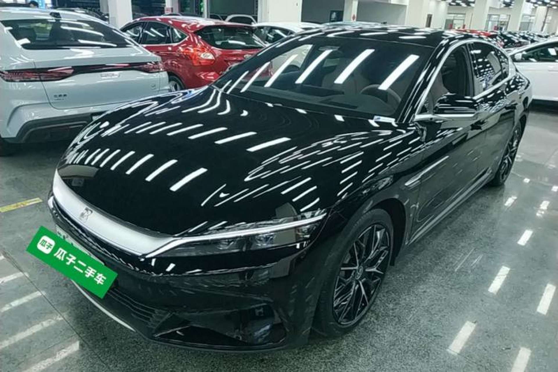 Used BYD Han 2024 EV Glory Edition 610 km All-Wheel Drive "Tian Shen Zhi Jia" Intelligent Driving Model Front Left 45 Deg