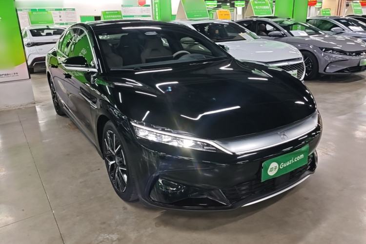 Used BYD Han 2024 EV Glory Edition 610 km All-Wheel Drive "Tian Shen Zhi Jia" Intelligent Driving Model Front Right 45 Deg