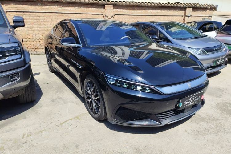 Used BYD Han 2024 EV Glory Edition 610 km All-Wheel Drive "Tian Shen Zhi Jia" Intelligent Driving Model Front Right 45 Deg