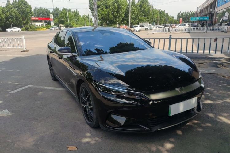 Used BYD Han 2024 EV Glory Edition 610 km All-Wheel Drive "Tian Shen Zhi Jia" Intelligent Driving Model Front Right 45 Deg