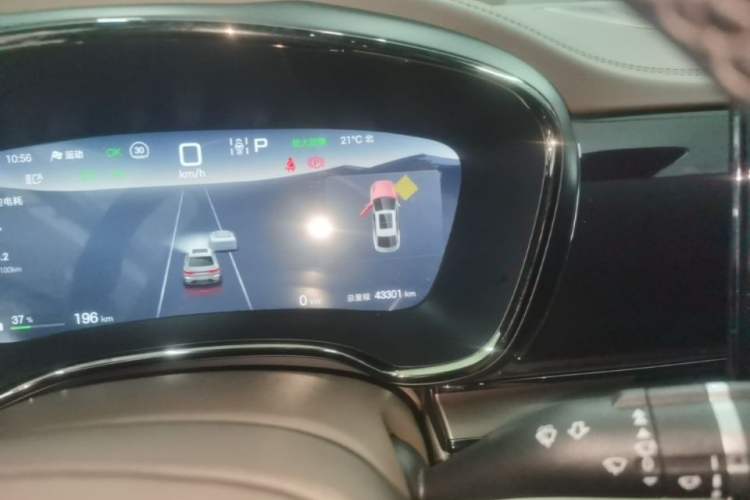 Used BYD Han 2024 EV Glory Edition 605KM Front-Wheel-Drive Premium Model Instrument Cluster