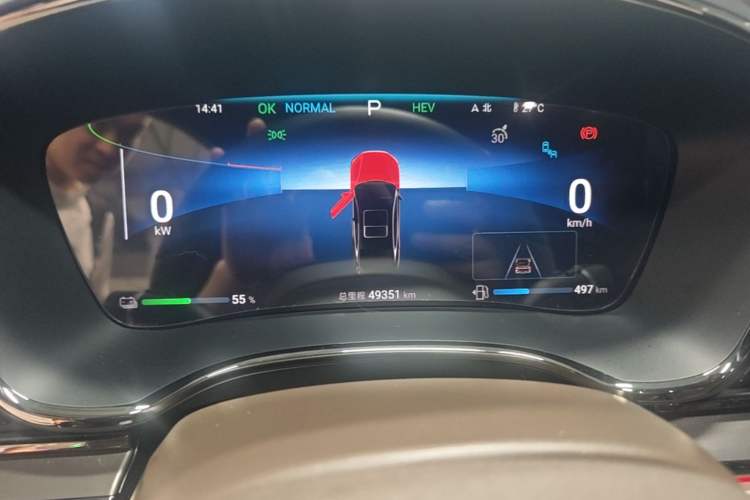 Used BYD Han 2024 DM-i Glory Edition 121KM Prestige Model Instrument Cluster