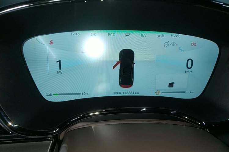 Used BYD Han 2024 DM-i Glory Edition 121KM Prestige Model Instrument Cluster