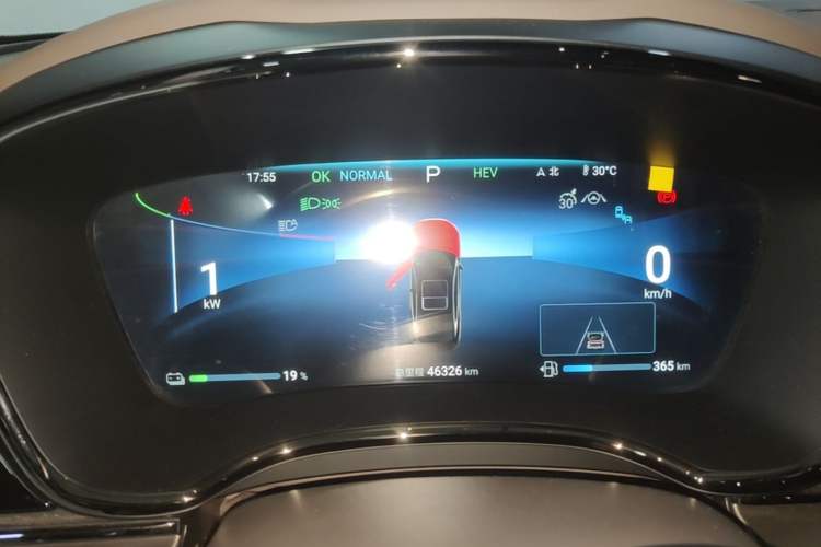 Used BYD Han 2024 DM-i Glory Edition 121KM Prestige Model Instrument Cluster