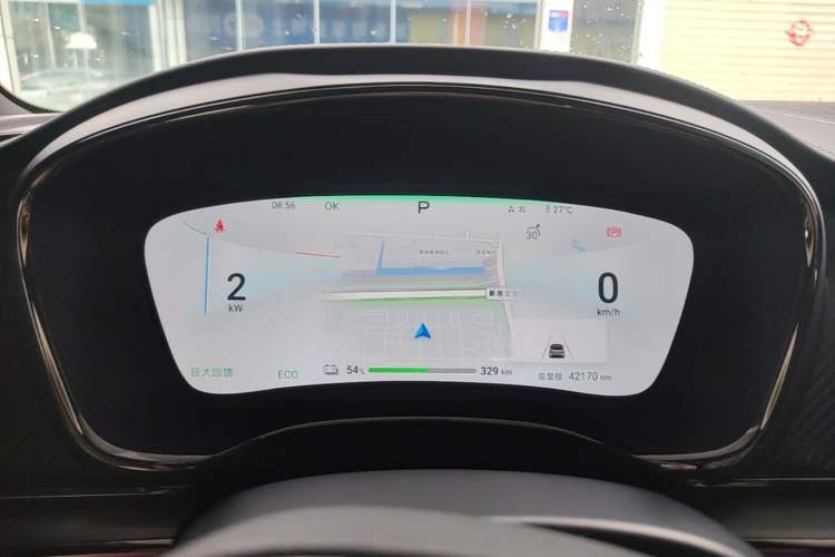 Used BYD Han 2024 EV Glory Edition 605KM Front-Wheel-Drive Premium Model Instrument Cluster