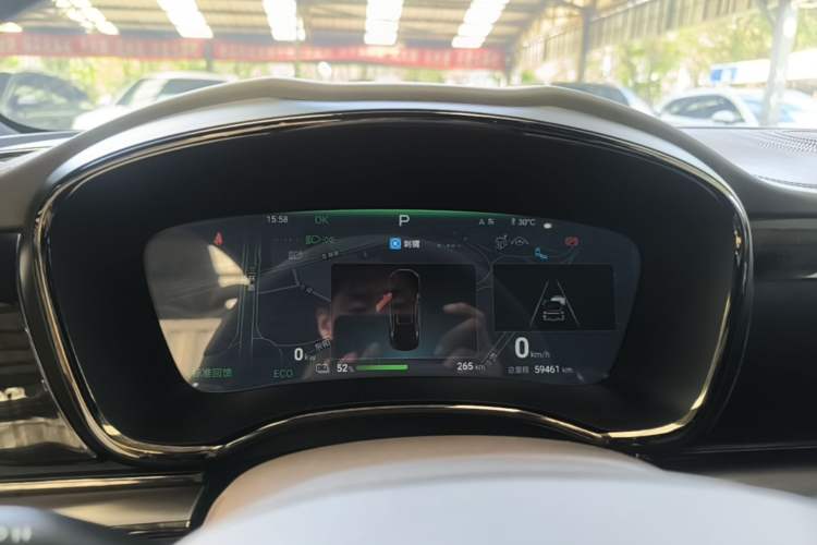 Used BYD Han 2024 EV Glory Edition 506KM Front-Wheel-Drive Premium Model Instrument Cluster