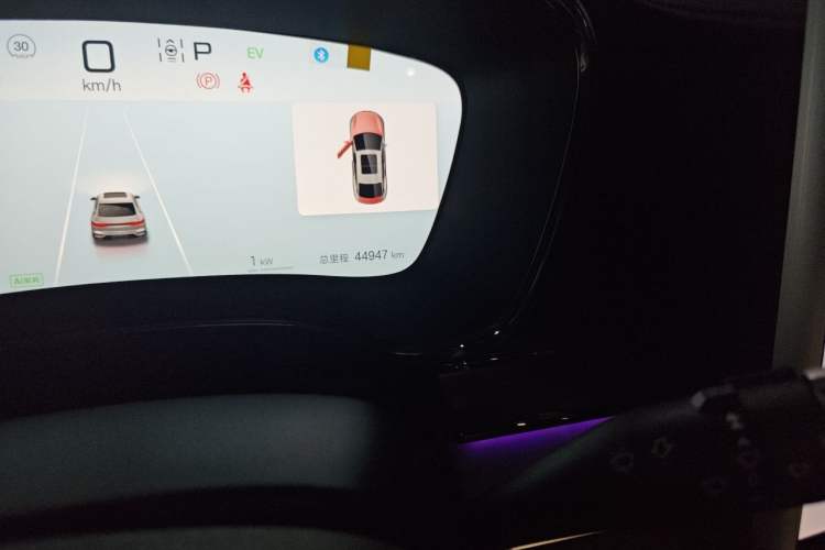 Used BYD Han 2024 DM-i Glory Edition 121KM Prestige Model Odometer Close Up