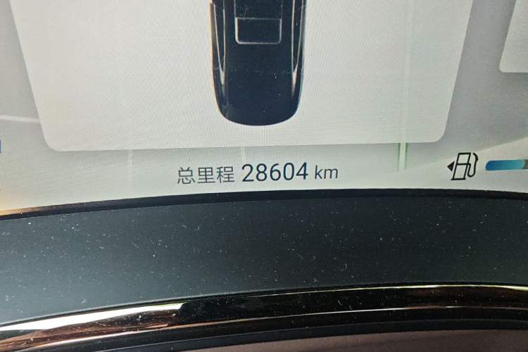 Used BYD Han 2024 DM-i Glory Edition 121KM Prestige Model Odometer Close Up