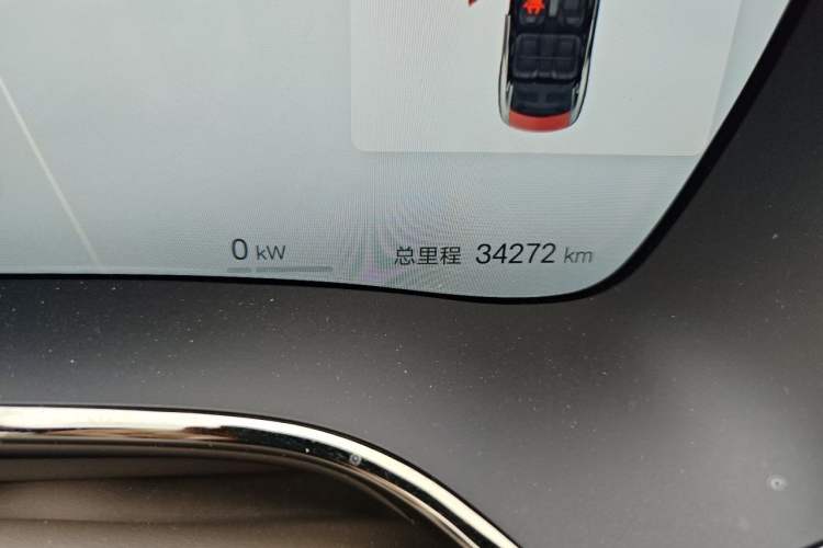 Used BYD Han 2024 DM-i Glory Edition 121KM Prestige Model Odometer Close Up
