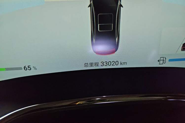 Used BYD Han 2024 DM-i Glory Edition 121KM Elite Model Odometer Close Up