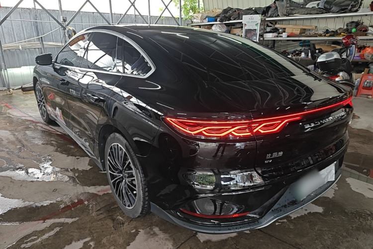 Used BYD Han 2024 EV Glory Edition 506KM Front-Wheel-Drive Premium Model Rear Left 45 Deg