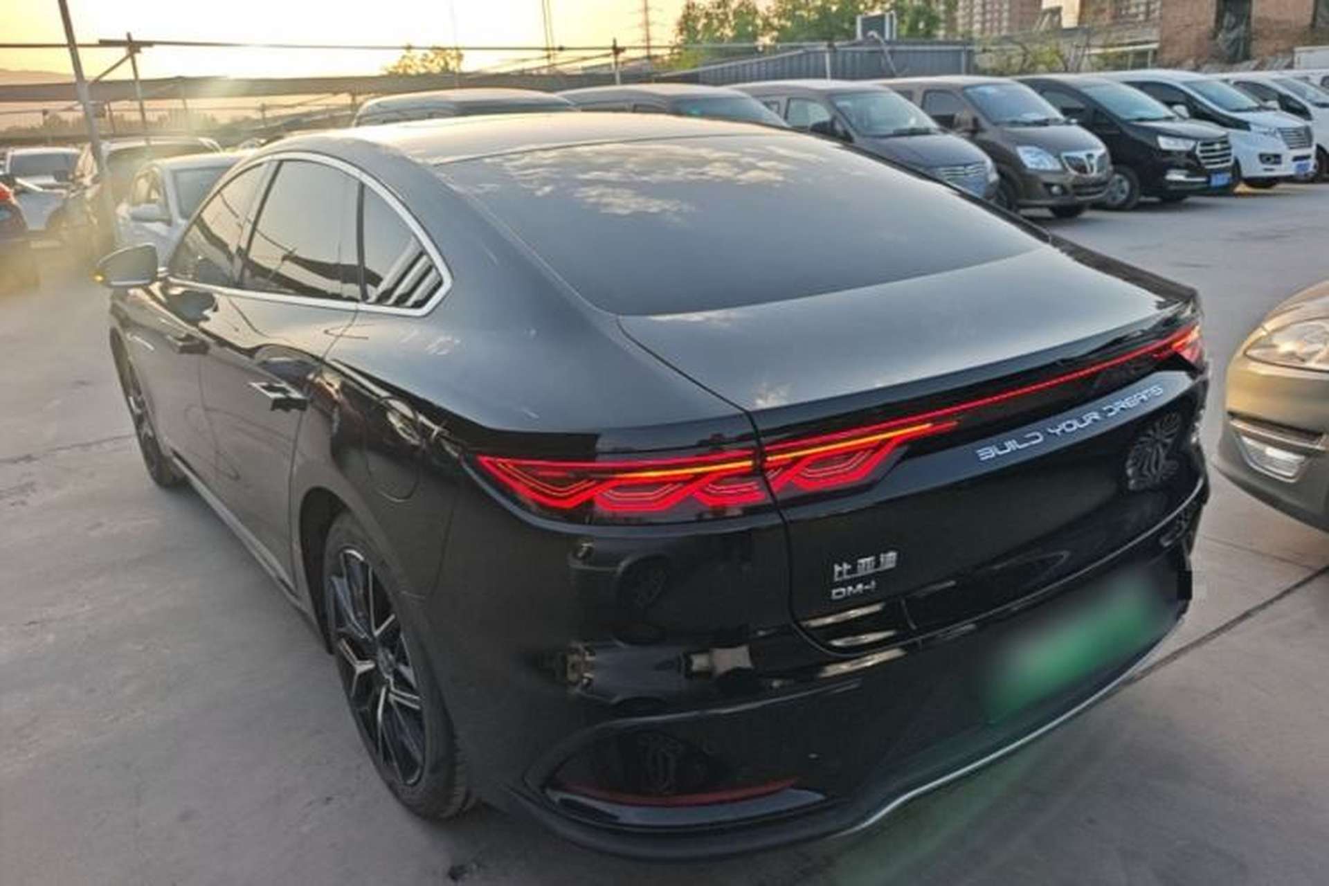 Used BYD Han 2024 DM-i Glory Edition 121KM Prestige Model Rear Left 45 Deg