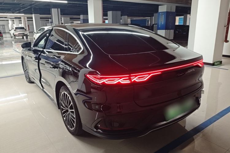 Used BYD Han 2024 DM-i Glory Edition 121KM Premium Model Rear Left 45 Deg