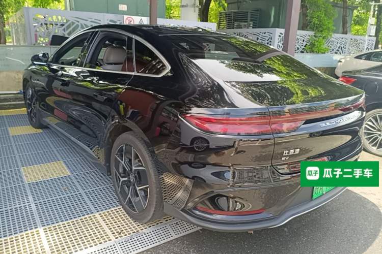Used BYD Han 2024 EV Glory Edition 605KM Front-Wheel-Drive Premium Model Rear Left 45 Deg