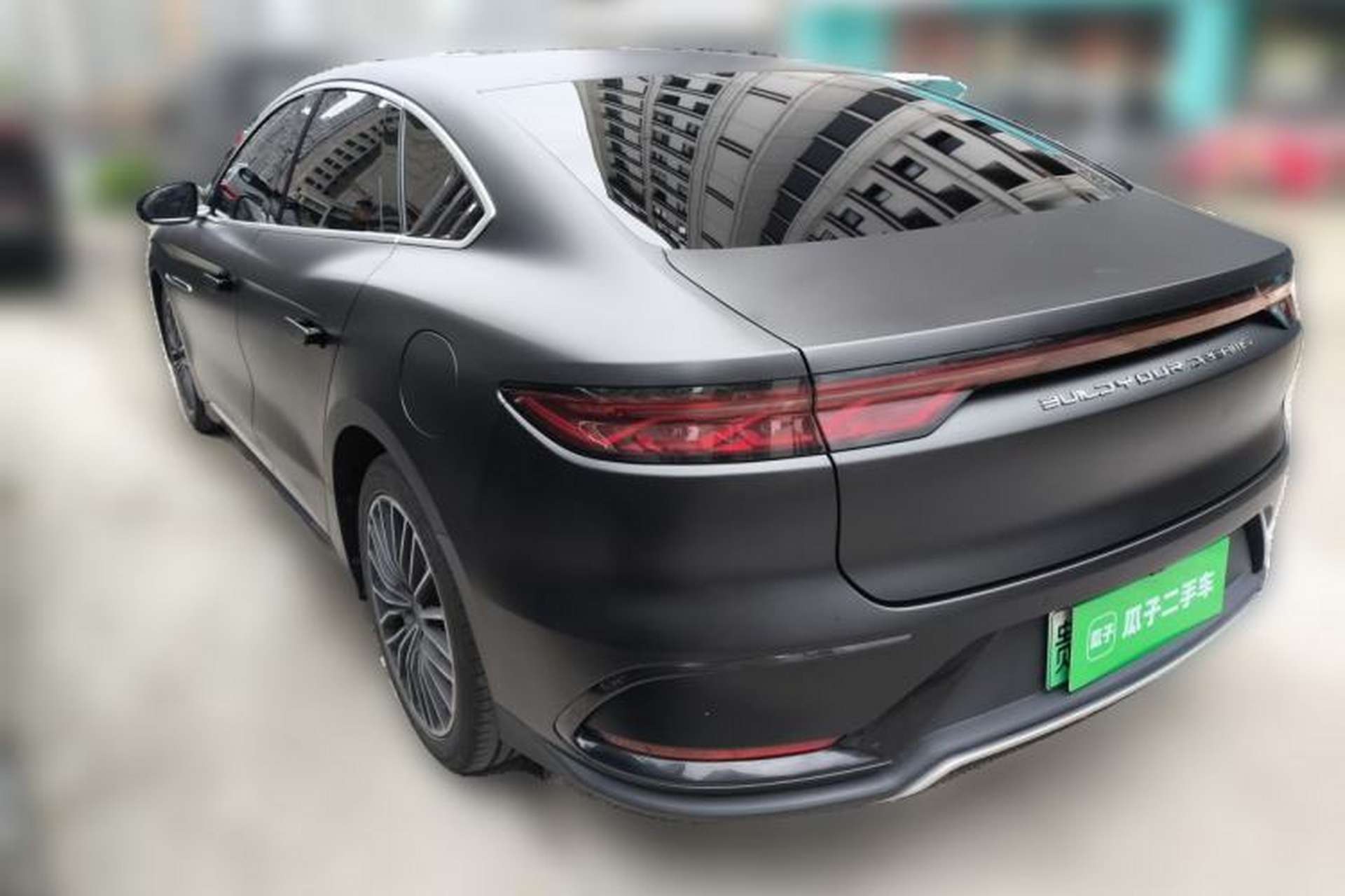 Used BYD Han 2024 DM-i Glory Edition 121KM Premium Model Rear Left 45 Deg
