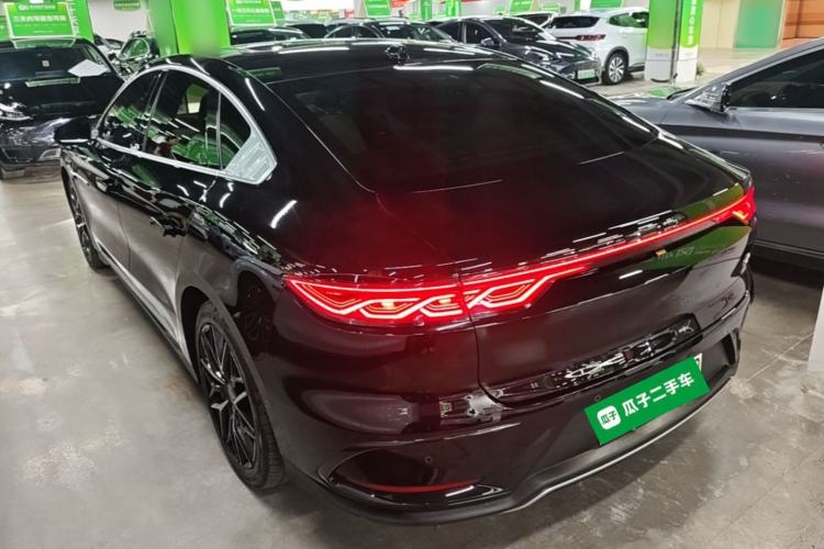 Used BYD Han 2024 EV Glory Edition 610 km All-Wheel Drive "Tian Shen Zhi Jia" Intelligent Driving Model Rear Left 45 Deg