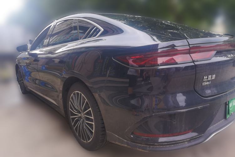Used BYD Han 2024 DM-i Glory Edition 121KM Premium Model Rear Left 45 Deg