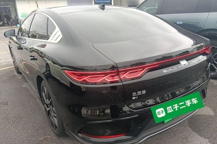 Used BYD Han 2024 EV Glory Edition 610 km All-Wheel Drive "Tian Shen Zhi Jia" Intelligent Driving Model Rear Left 45 Deg