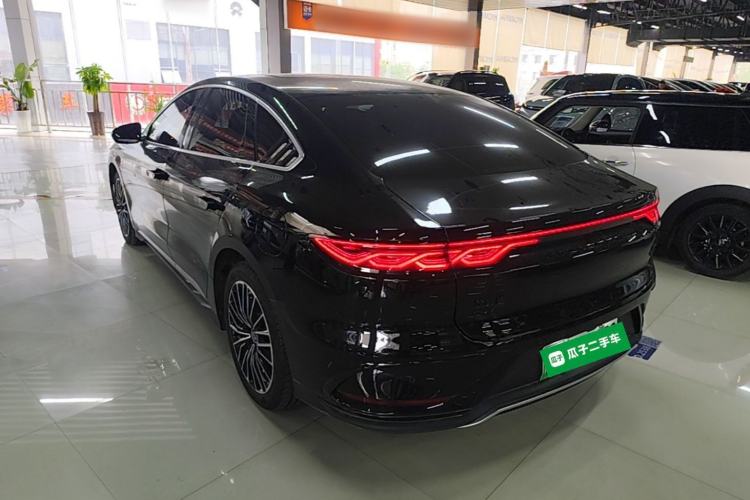 Used BYD Han 2024 DM-i Glory Edition 121KM Prestige Model Rear Left 45 Deg