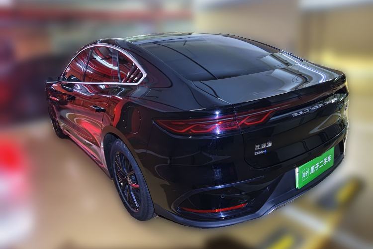 Used BYD Han 2024 DM-i Glory Edition 121KM Elite Model Rear Left 45 Deg
