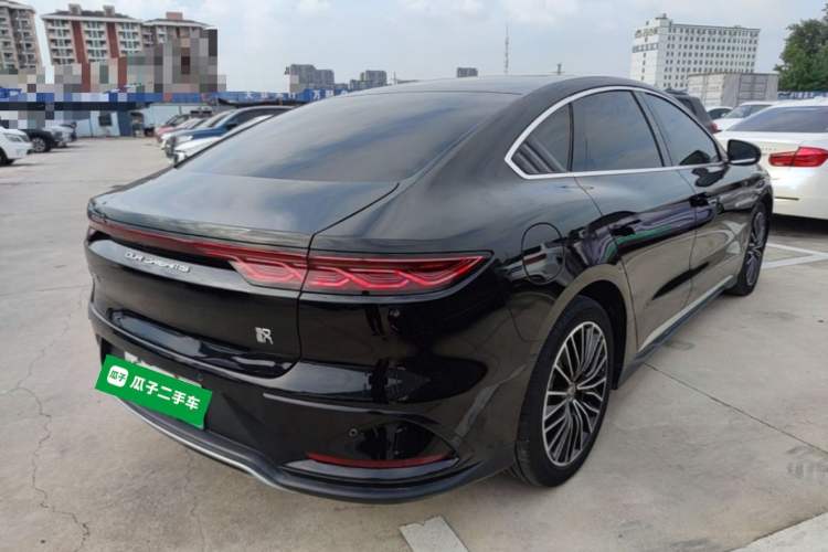 Used BYD Han 2024 EV Glory Edition 506KM Front-Wheel-Drive Premium Model Rear Right 45 Deg
