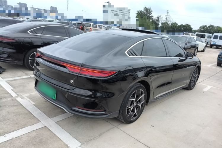 Used BYD Han 2024 EV Glory Edition 605KM Front-Wheel-Drive Premium Model Rear Right 45 Deg