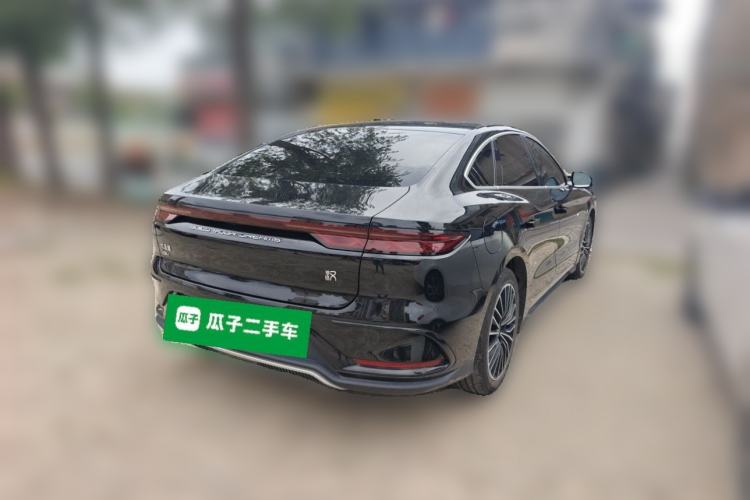 Used BYD Han 2024 DM-i Glory Edition 121KM Premium Model Rear Right 45 Deg