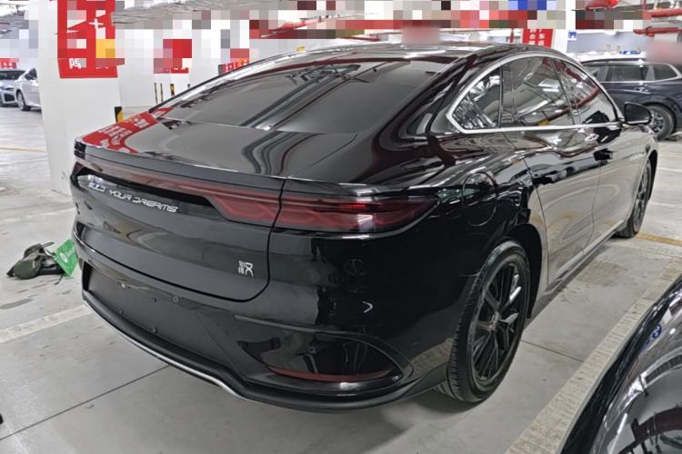 Used BYD Han 2024 DM-i Glory Edition 121KM Prestige Model Rear Right 45 Deg