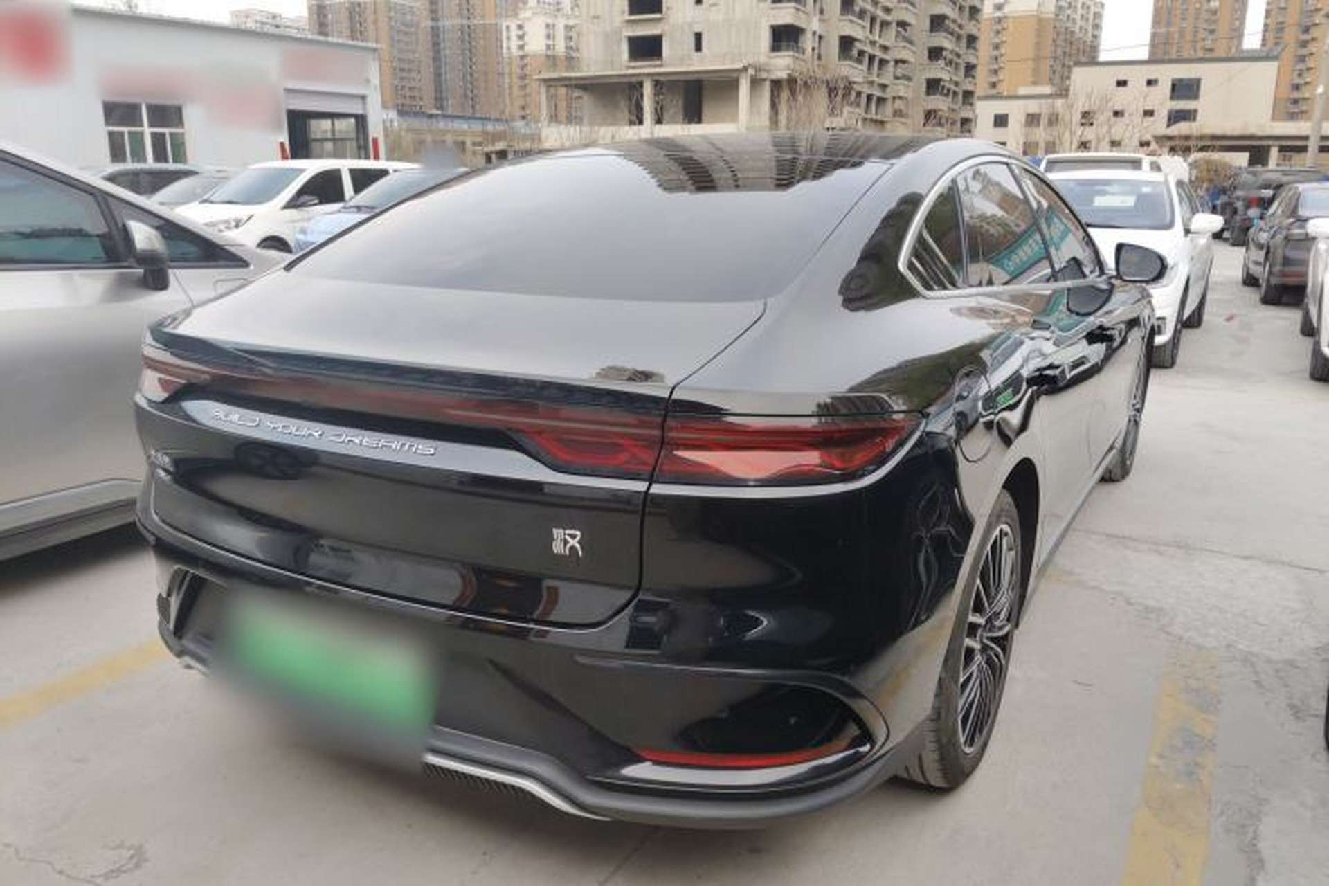 Used BYD Han 2024 DM-i Glory Edition 121KM Prestige Model Rear Right 45 Deg