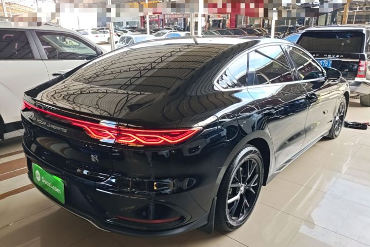 Used BYD Han 2024 DM-i Glory Edition 121KM Elite Model Rear Right 45 Deg