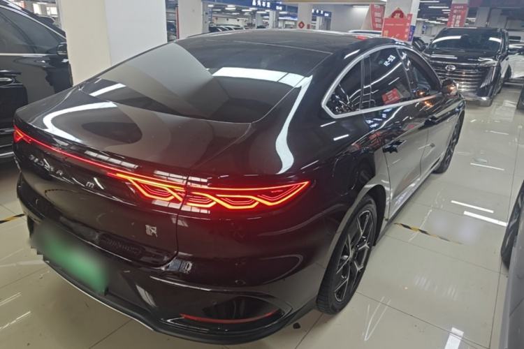 Used BYD Han 2024 DM-i Glory Edition 200KM Flagship Model Rear Right 45 Deg