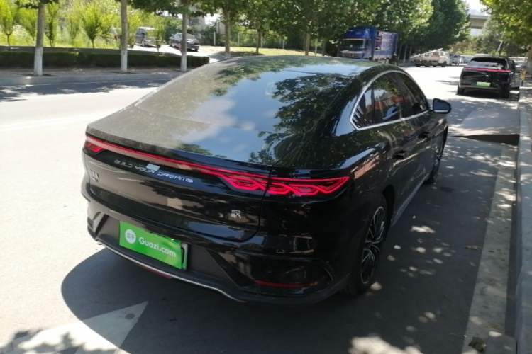 Used BYD Han 2024 DM-i Glory Edition 121KM Premium Model Rear Right 45 Deg