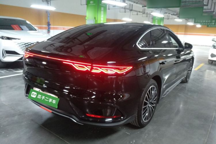 Used BYD Han 2024 DM-i Glory Edition 121KM Premium Model Rear Right 45 Deg