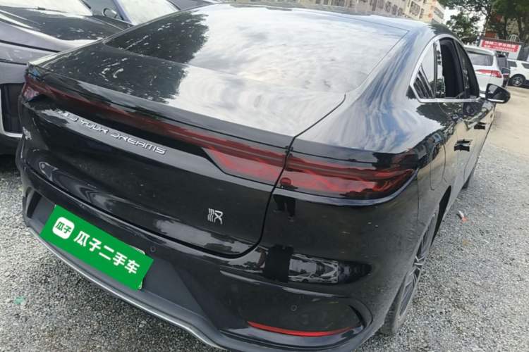 Used BYD Han 2024 EV Glory Edition 506KM Front-Wheel-Drive Premium Model Rear Right 45 Deg