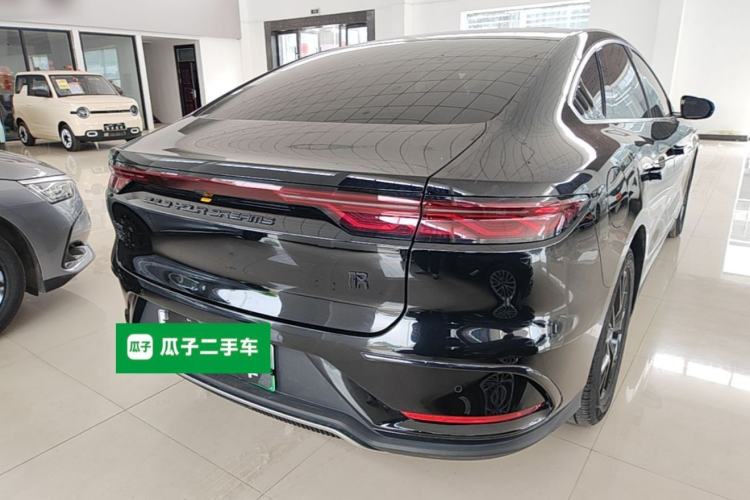 Used BYD Han 2024 DM-i Glory Edition 121KM Elite Model Rear Right 45 Deg