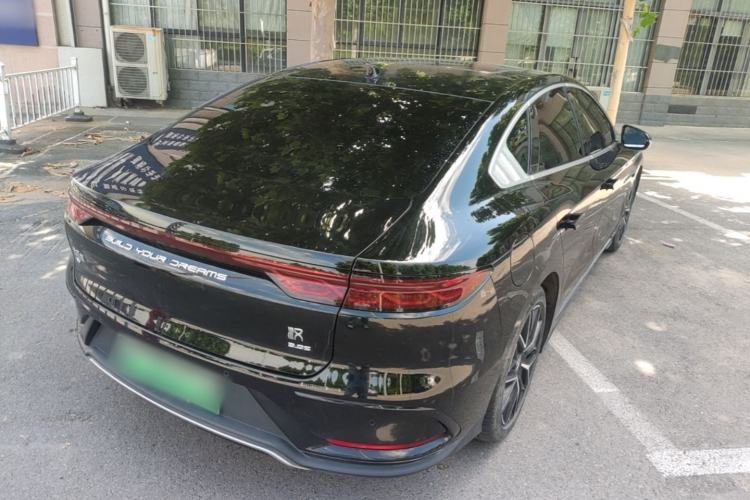 Used BYD Han 2024 EV Glory Edition 610 km All-Wheel Drive "Tian Shen Zhi Jia" Intelligent Driving Model Rear Right 45 Deg
